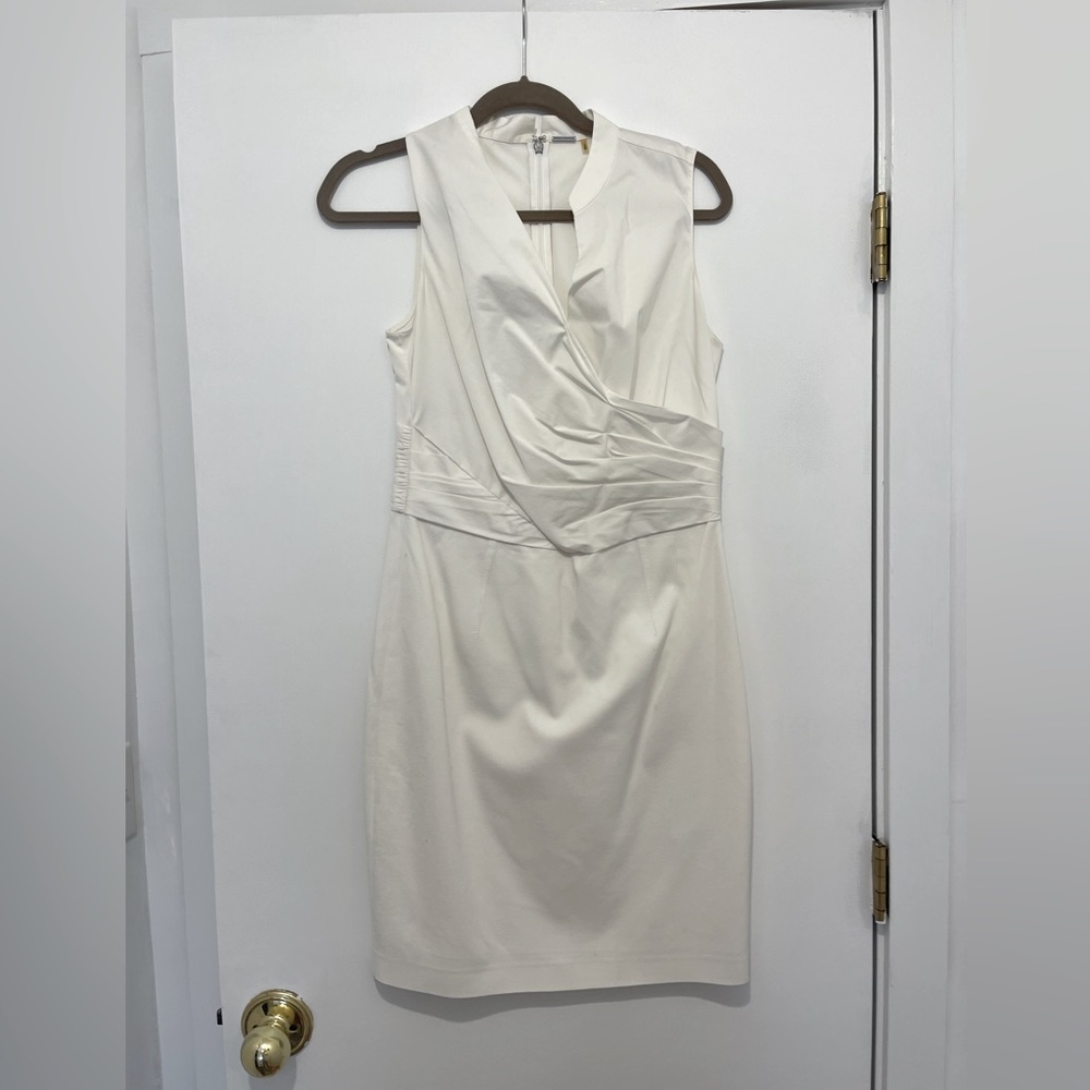 White Elie Tahari dress- size 6- worn once